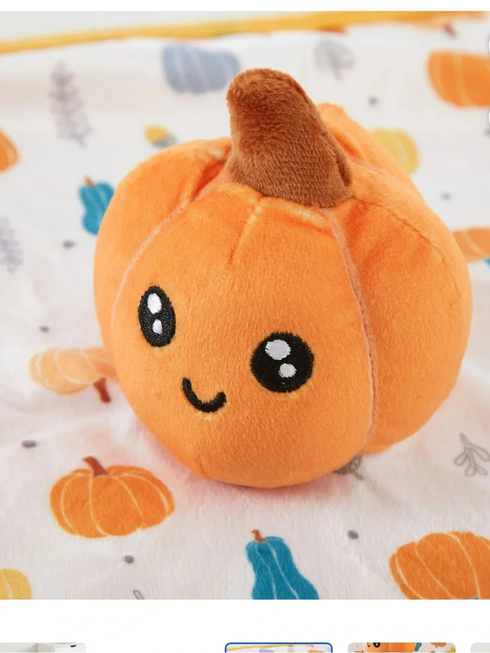 Parent's Choice - Pumpkin Lovey Security Blanket, 12